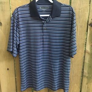 performance gold shirt, Pebble Beach